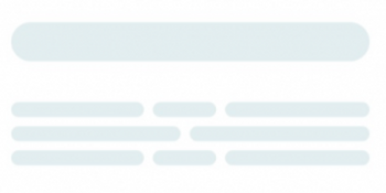 Wireframe of content blocks